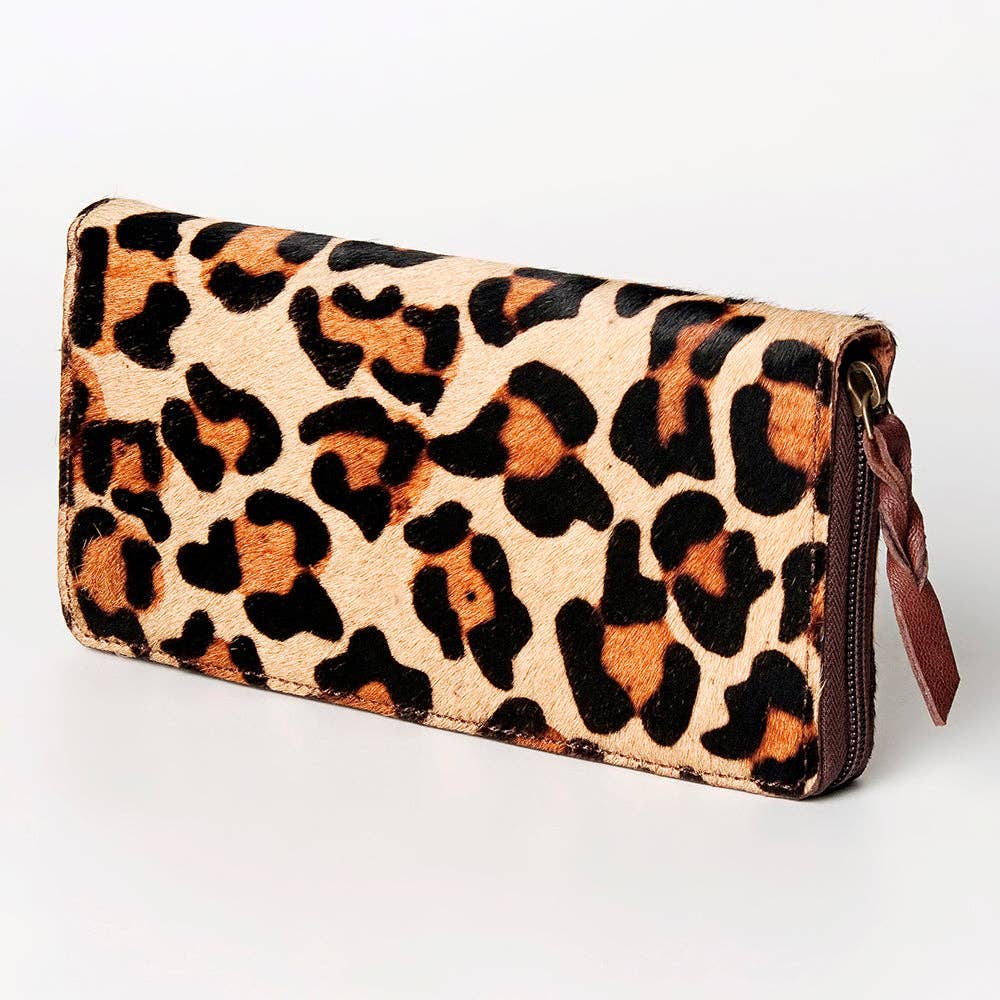 LC-ADBGZ586 Wallet Genuine Western Leather Women Bag