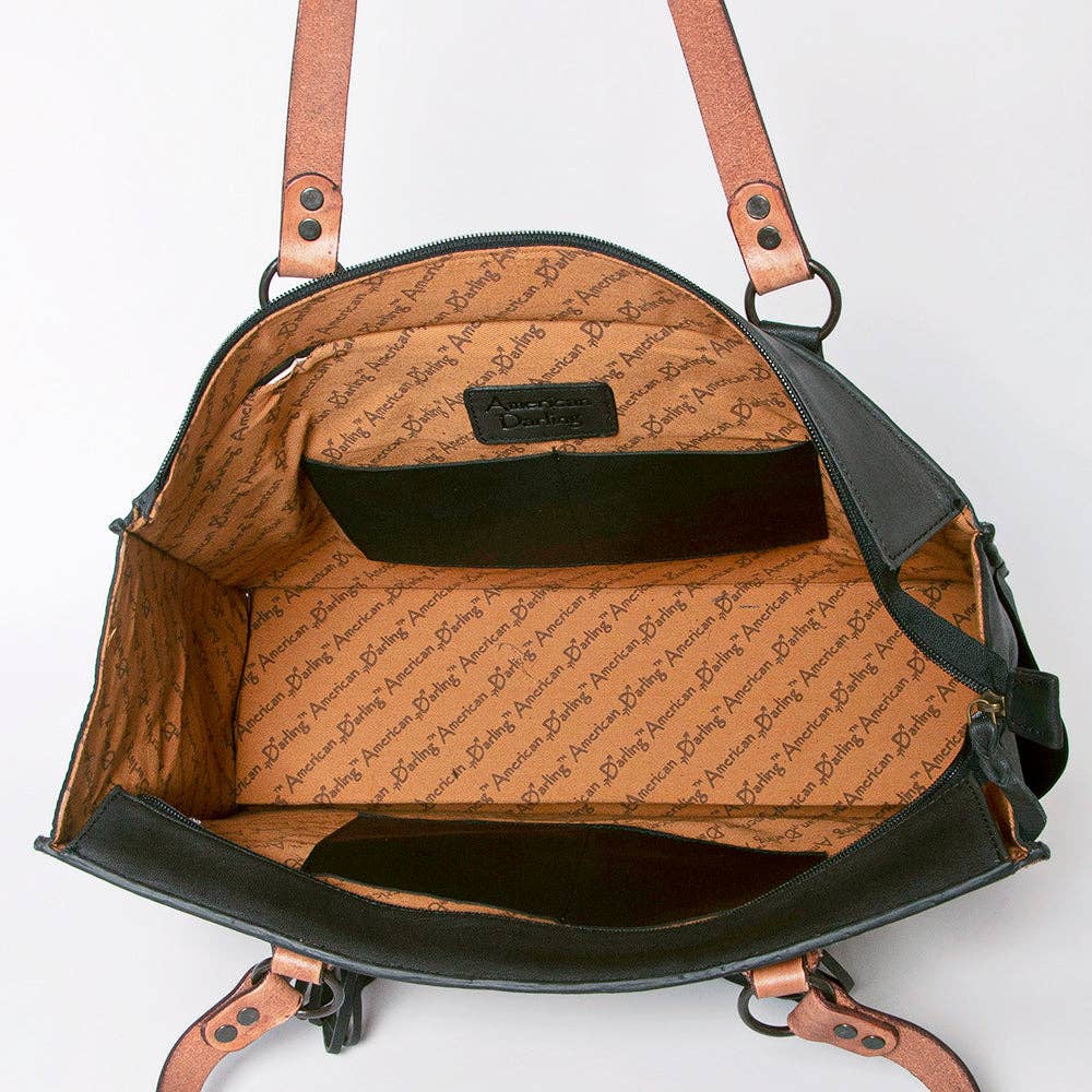 LC-ADBGZ695 Tote Genuine Western Leather Women Bag