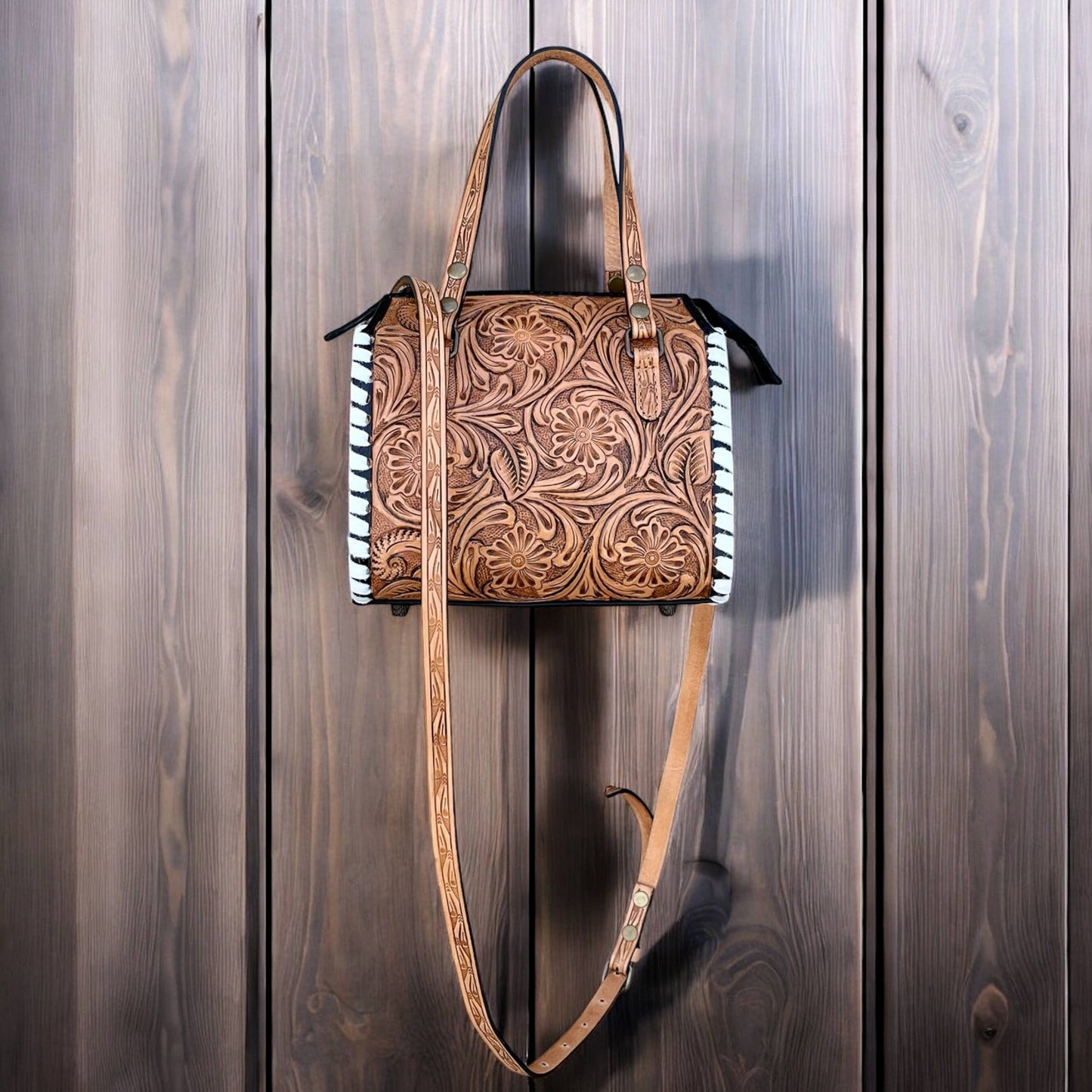 Blossom tooled leather Speedy Bag