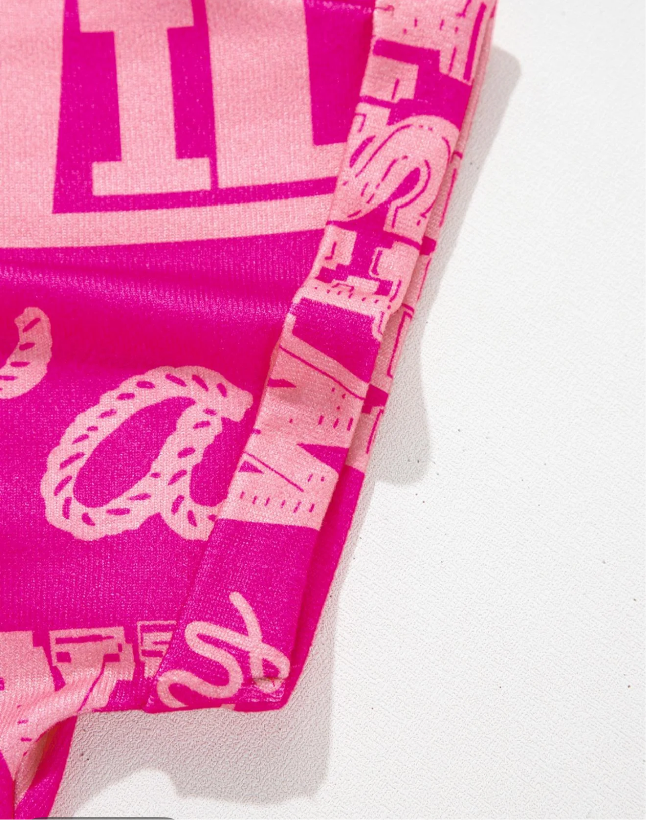 Pink Howdy Graphic Print Shirt