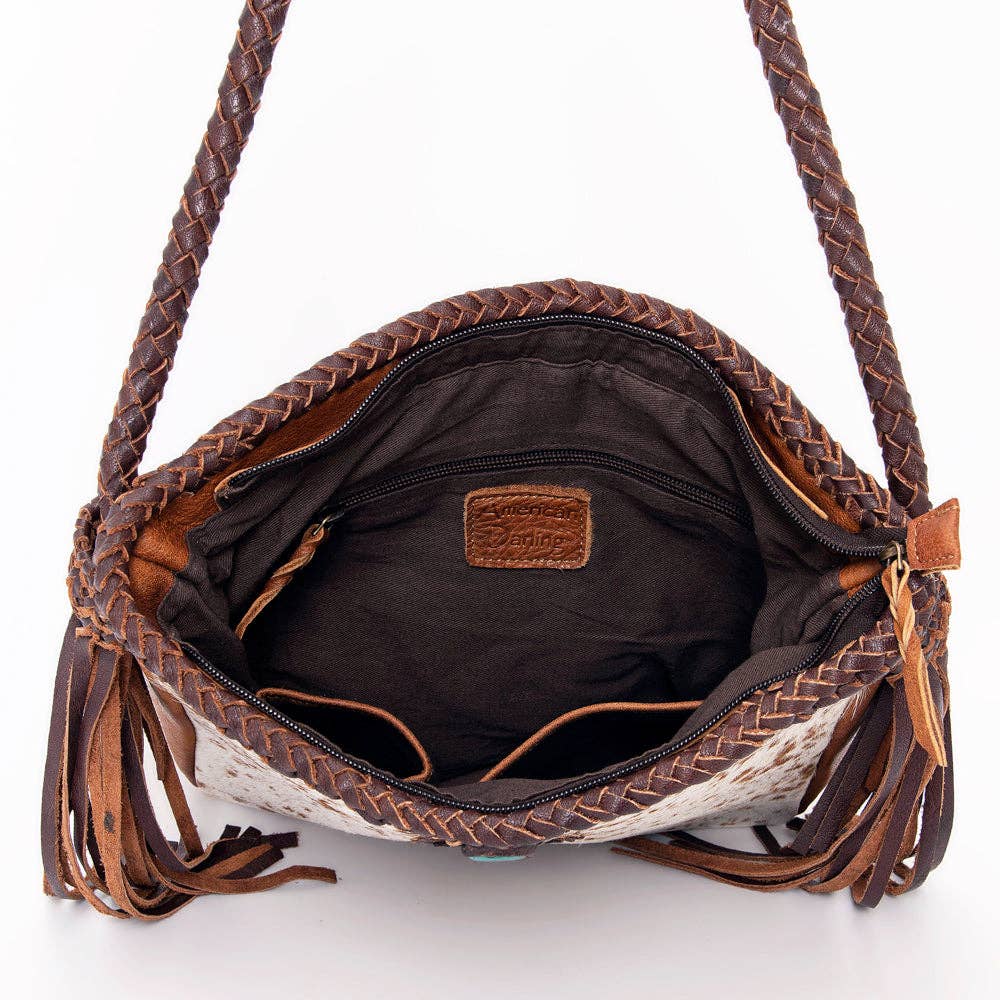 LC-ADBGM318 Tote Hair On Genuine Western Leather Women Bag