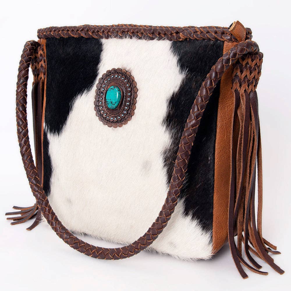LC-ADBGM318 Tote Hair On Genuine Western Leather Women Bag