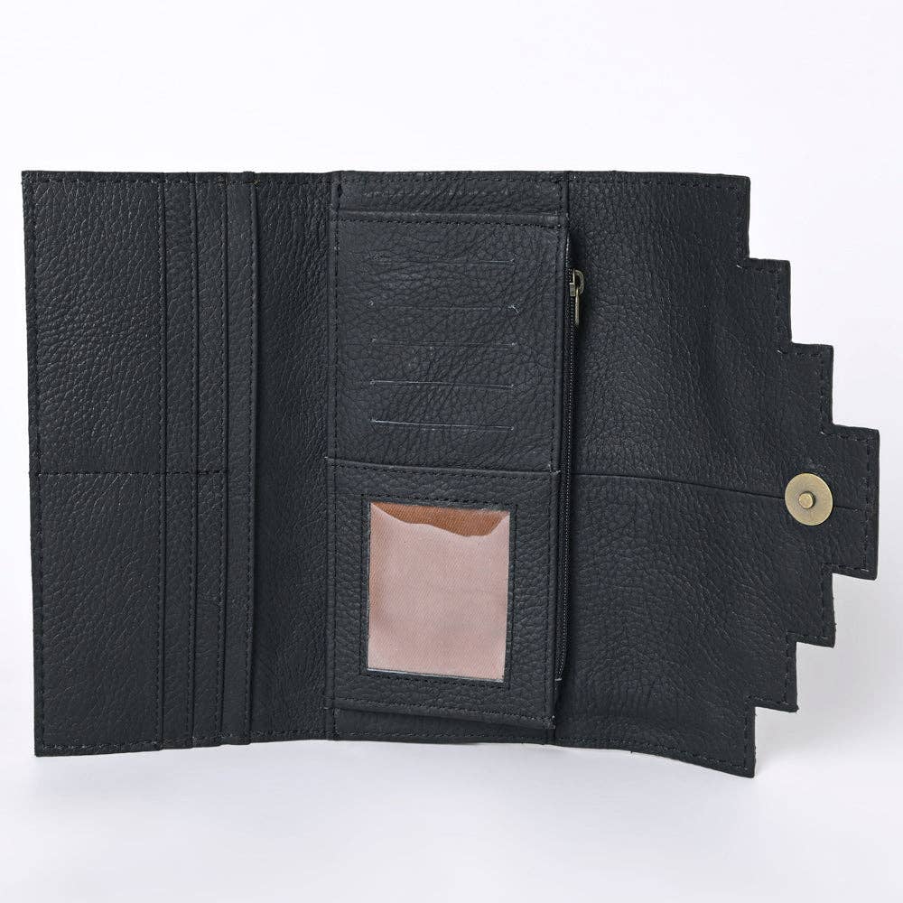 KBG234 Genuine Leather Women Wallet - Western