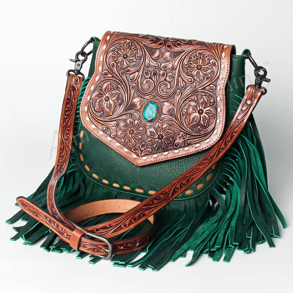 LC-ADBGZ479 Crossbody Messenger Genuine Western Leather Women Bag