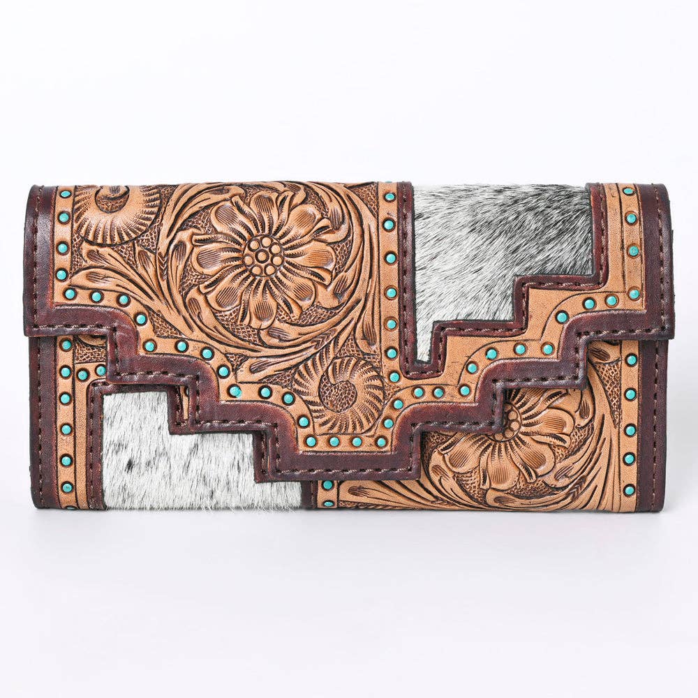 KBG234 Genuine Leather Women Wallet - Western