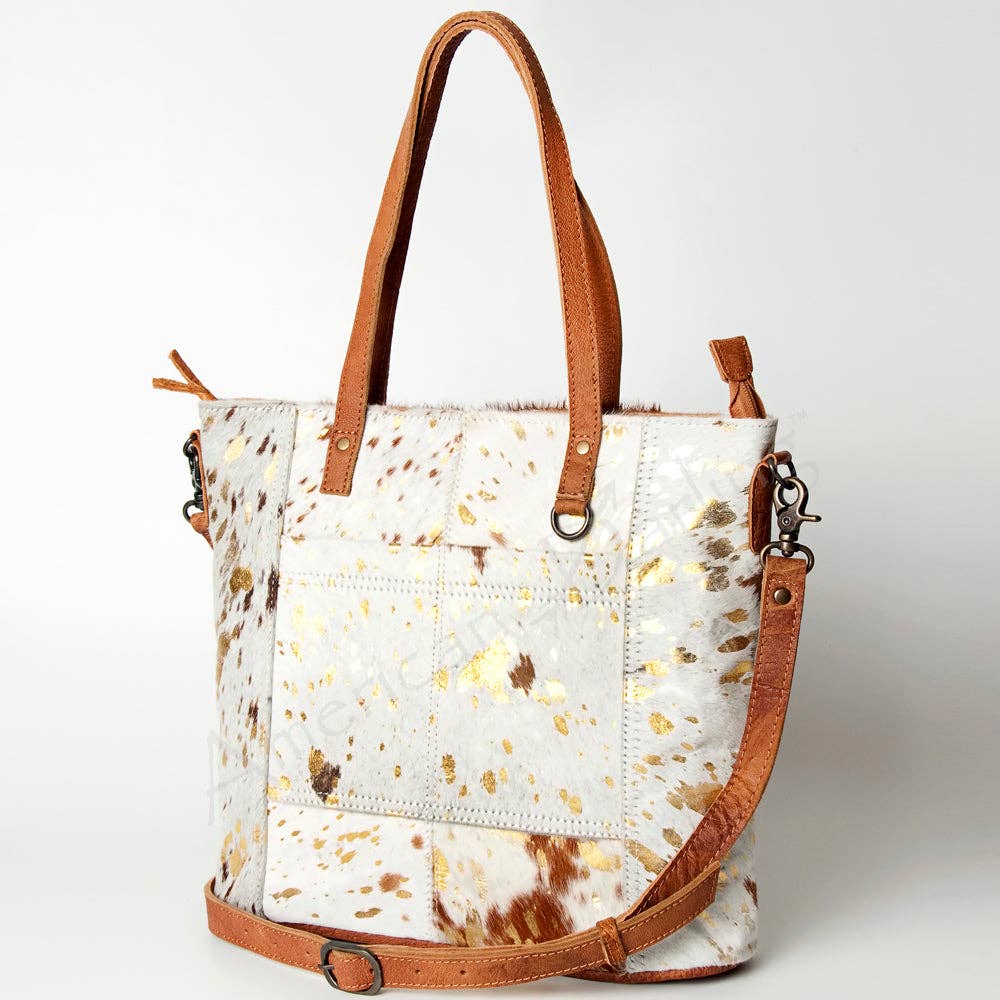 LC-ADBG106 Hair-On Cowhide Leather Tote Bag-Western Chic by American Darling