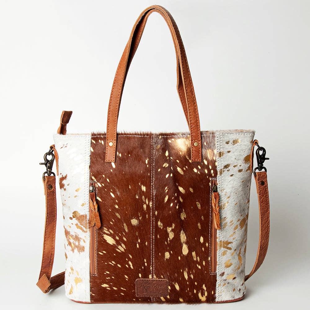 LC-ADBG106 Hair-On Cowhide Leather Tote Bag-Western Chic by American Darling