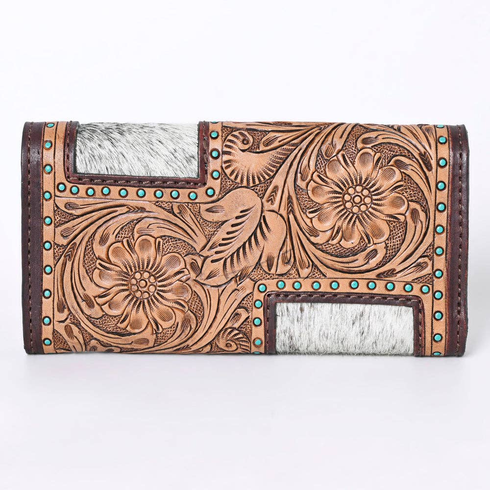 KBG234 Genuine Leather Women Wallet - Western
