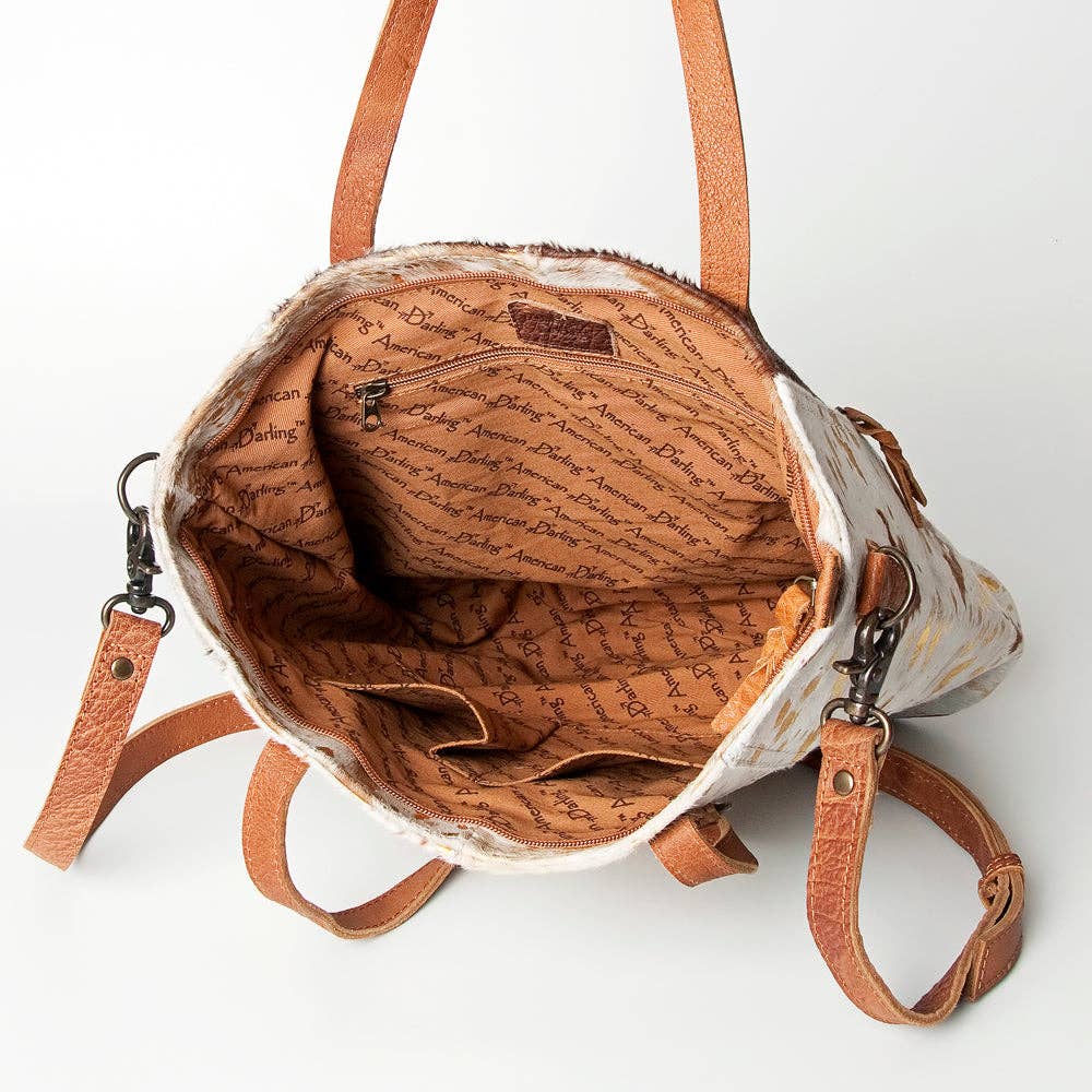 LC-ADBG106 Hair-On Cowhide Leather Tote Bag-Western Chic by American Darling