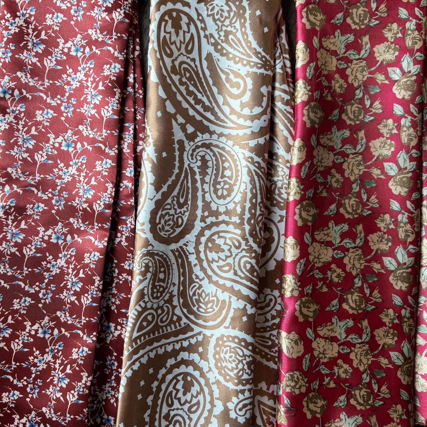 Wild Rag Taupe and Off White Paisley Cowboy Western Neck Scarf Bandanna by Double B Wild Rags