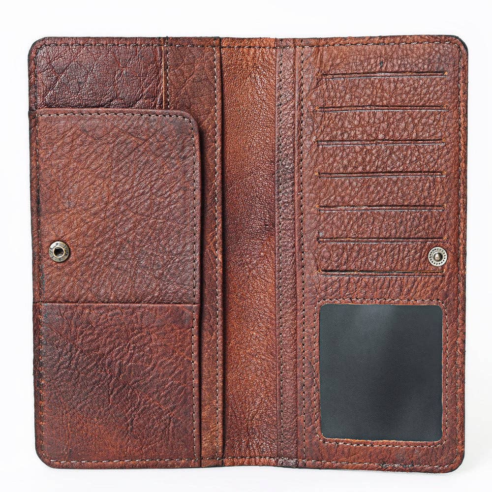 KBG214 Tooled Cards Wallet