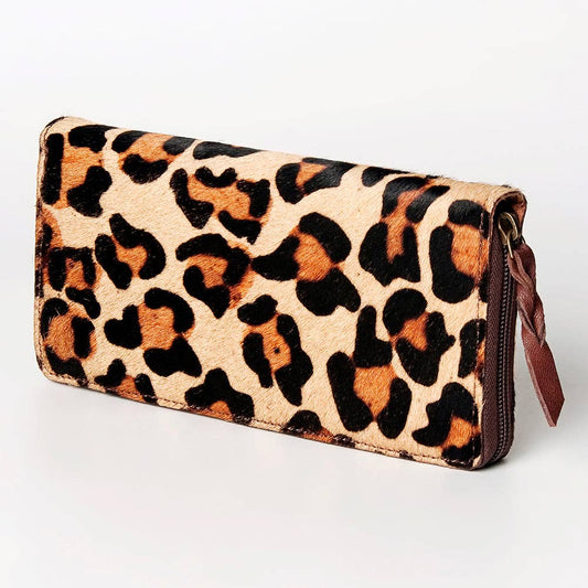 LC-ADBGZ586 Wallet Genuine Western Leather Women Bag