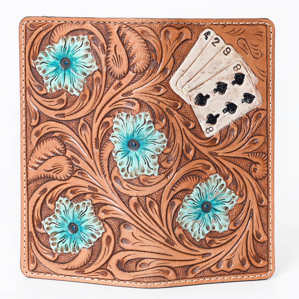 KBG214 Tooled Cards Wallet