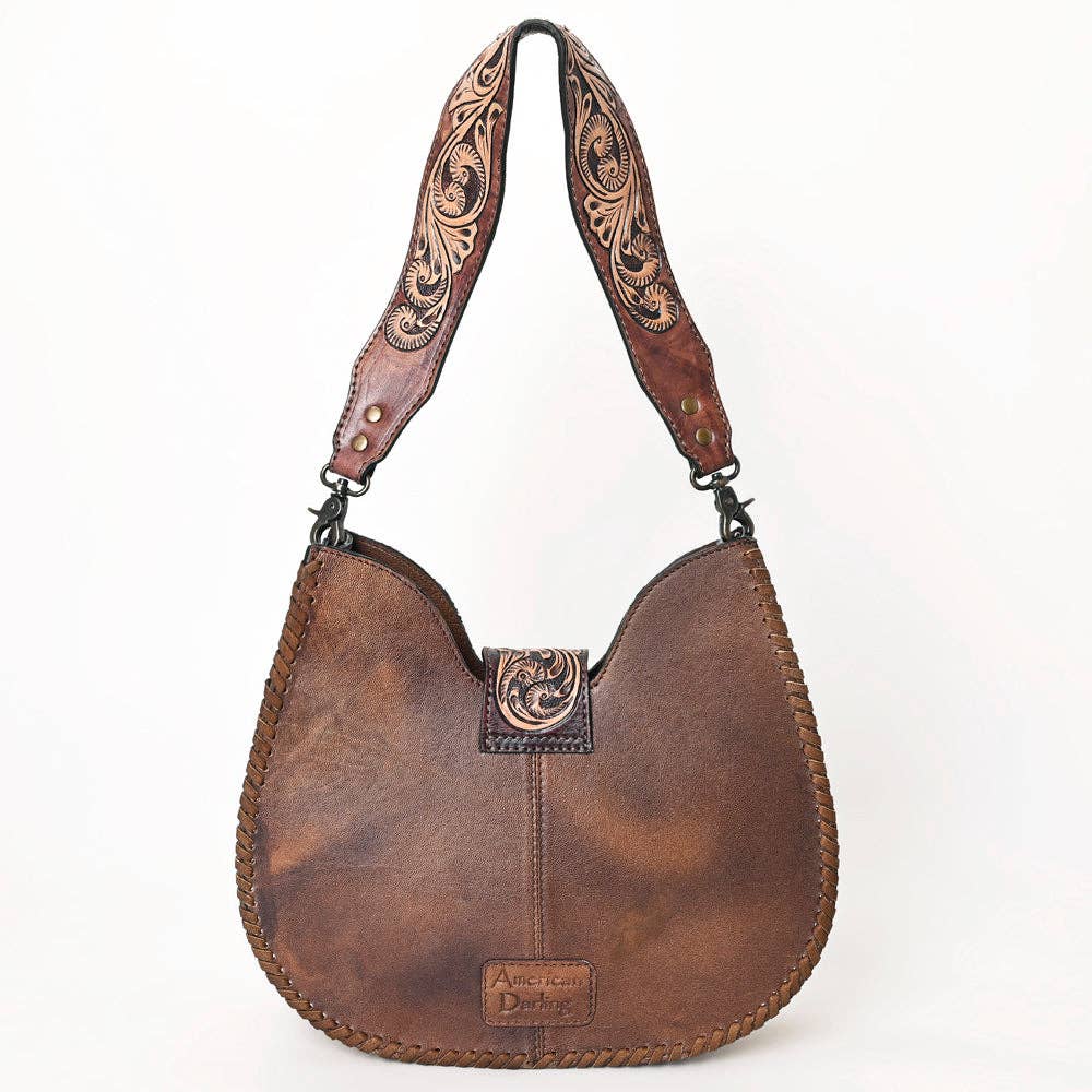 ADBG1076D Hobo Genuine Western Leather Women Shoulder Bag