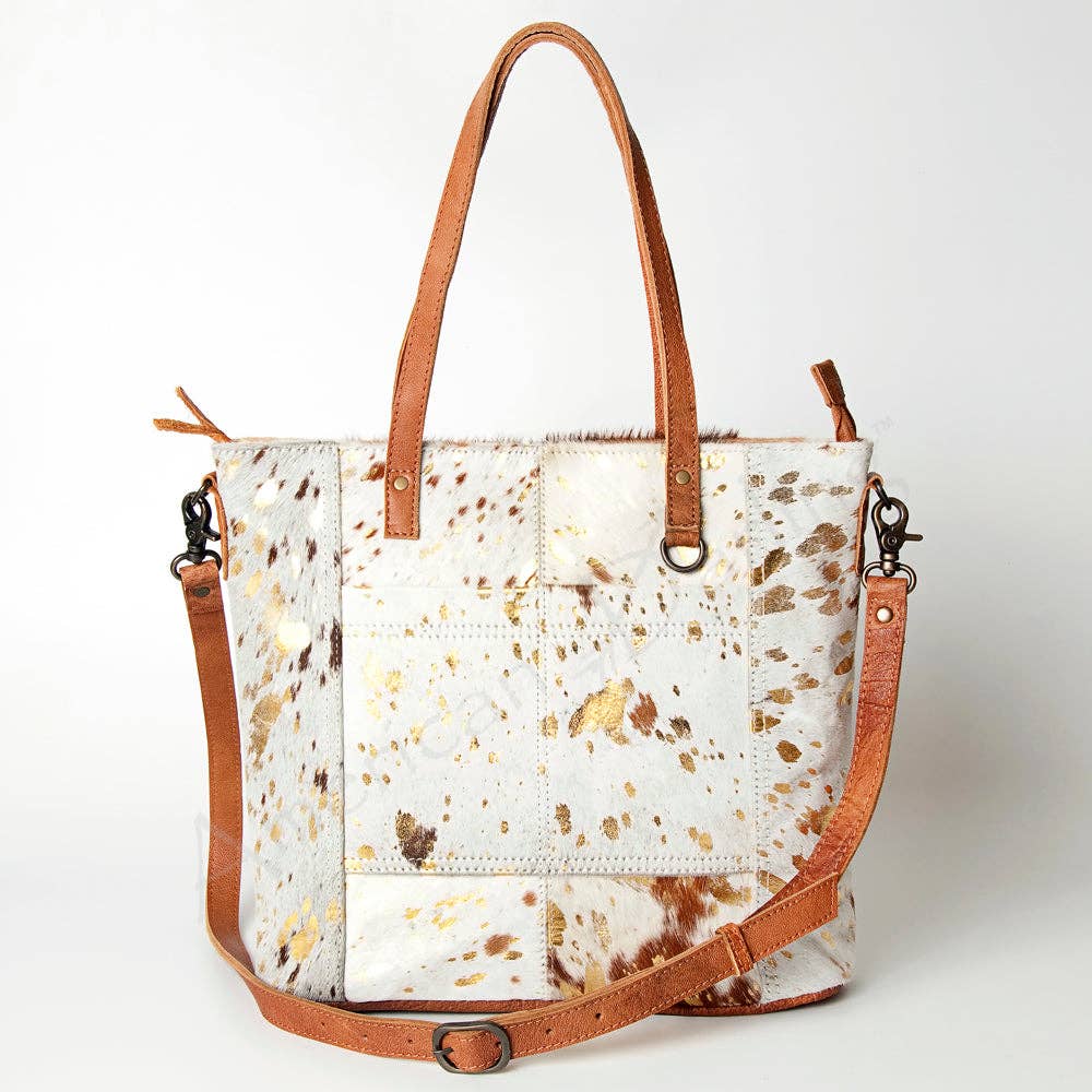 LC-ADBG106 Hair-On Cowhide Leather Tote Bag-Western Chic by American Darling