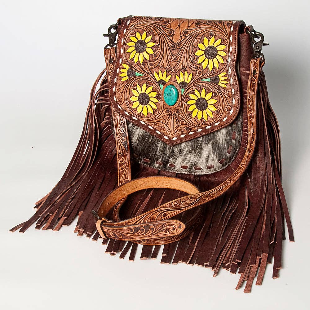 LC-ADBGZ479 Crossbody Messenger Genuine Western Leather Women Bag