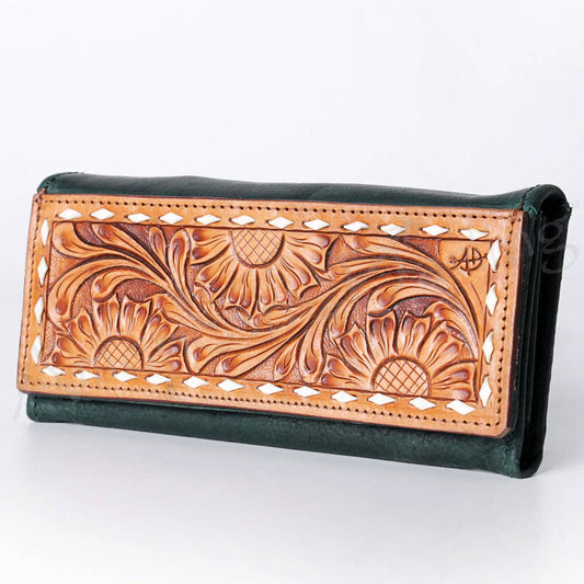LC-ADBGZ404D Wallet Genuine Western Leather Women Bag
