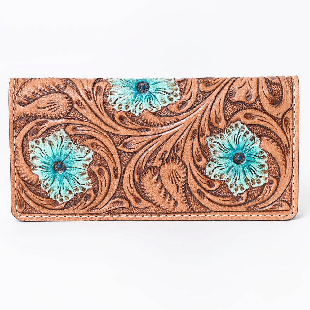 KBG214 Tooled Cards Wallet