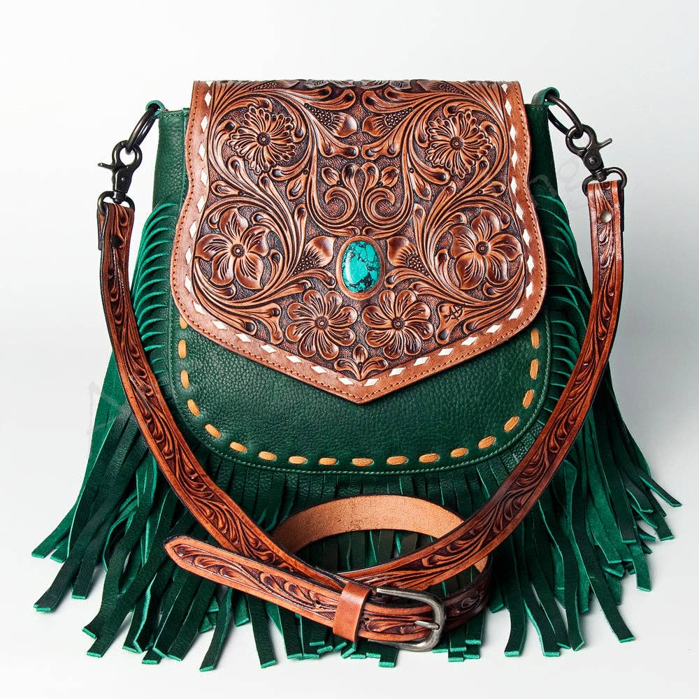 LC-ADBGZ479 Crossbody Messenger Genuine Western Leather Women Bag